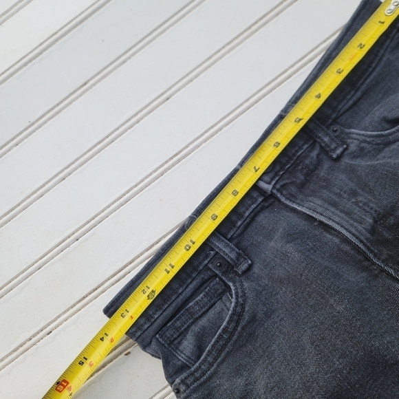 Old Navy Jeans Boys Youth 14 Black Original Taper Stretch Pockets 27x28 - Picture 6 of 10